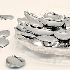 30pcs Spinner Baits Metal Lure Making Supplies Fishing Accessories