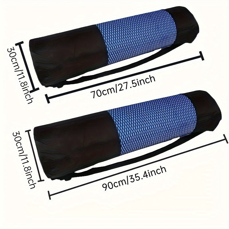 Breathable Yoga Mat Storage Mesh Bag Single Shoulder Fitness Mat Storage Bag