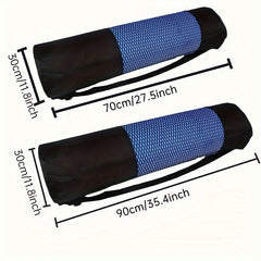 Breathable Yoga Mat Storage Mesh Bag Single Shoulder Fitness Mat Storage Bag