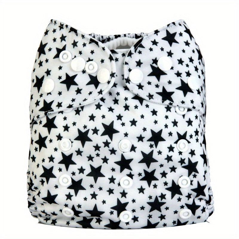 Baby Diaper Print Reusable Pocket Cloth Diaper
