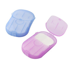 Portable Soap Flakes 10 Boxes 200pcs Travel Hand Washing Cleaning Soap