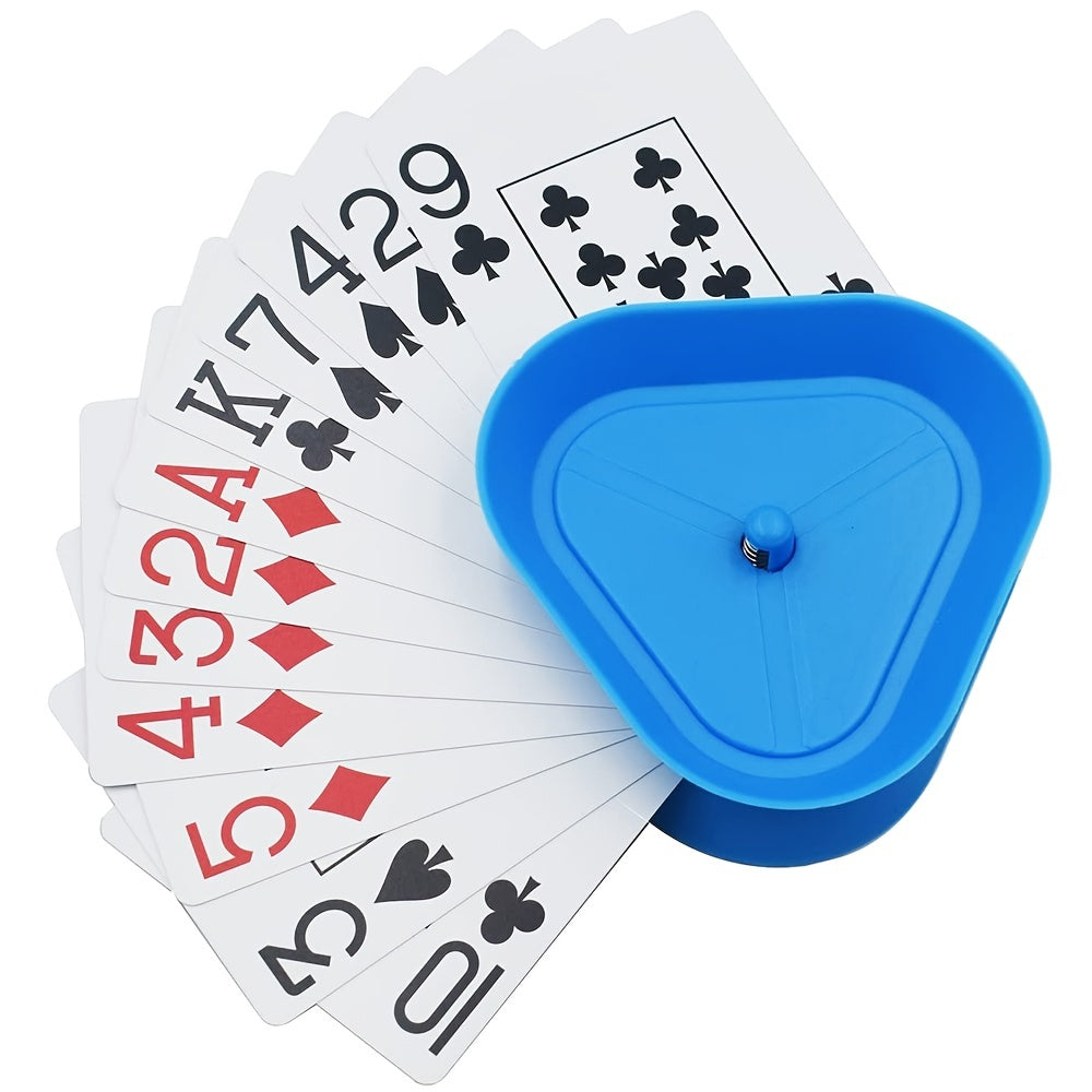 Triangular Poker Card Holders Set of 4, Easy to Use & Comfortable