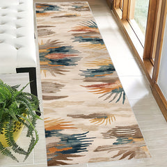 Vintage Abstract Runner Rugs Soft Laundry Room Rug Long Hallway Rug