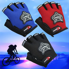 Mesh Half Finger Cycling Gloves Non-slip Breathable Outdoor Sports Gloves
