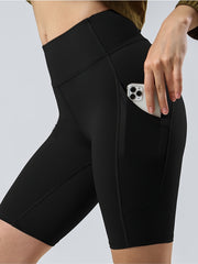 Women's Hip Lifting Fitness Pants With Pockets