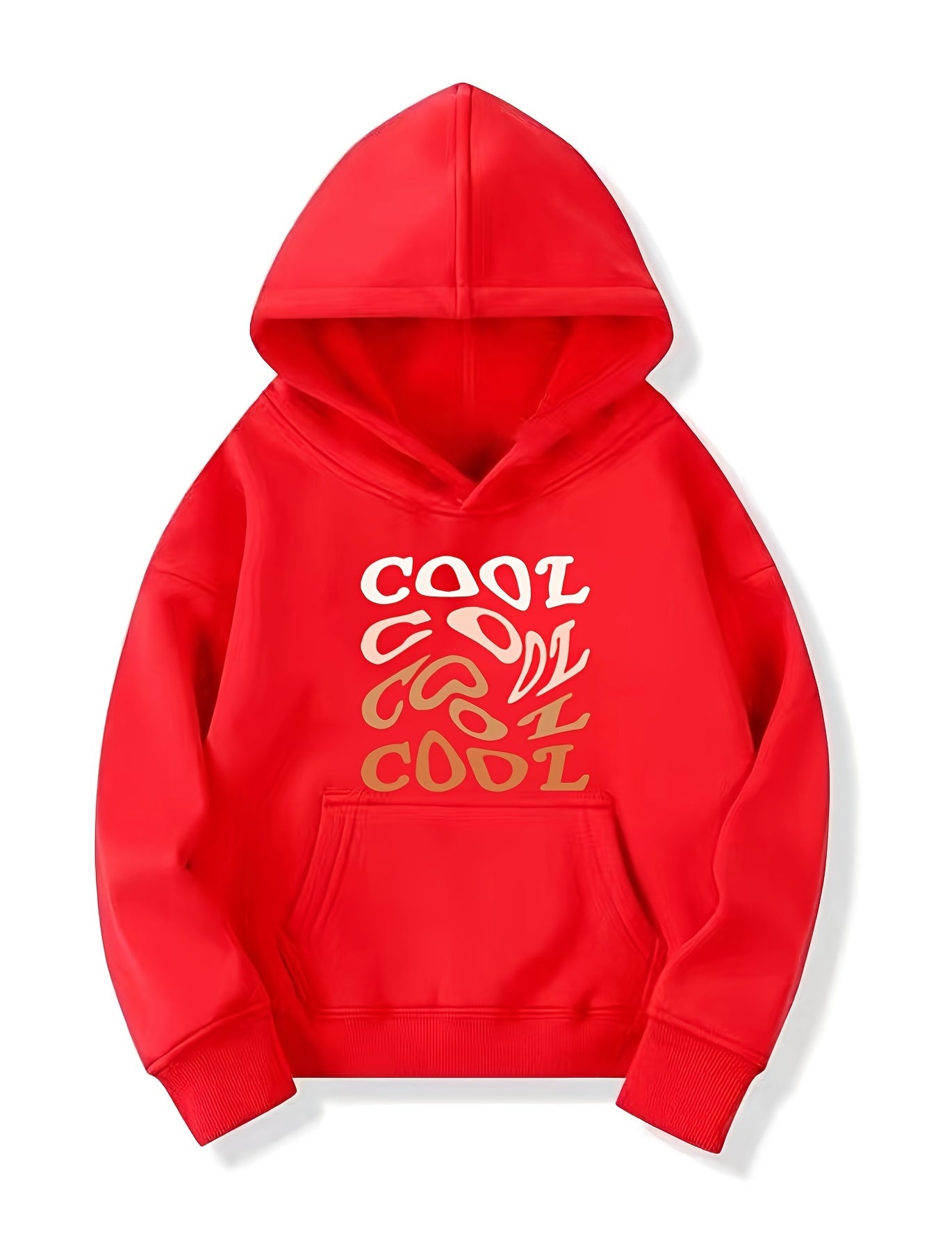 Girls Cool Print Hooded Sweatshirt Top Youth Girls' Long Sleeve Hoodie