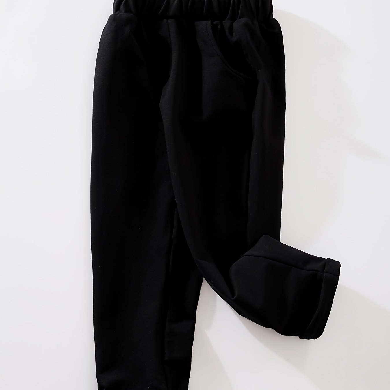 Cotton Thermal Trousers for Baby Boys Spring Autumn Elastic Waistband Pants