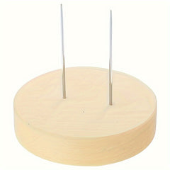6pcs 2sets Wooden Doll Holder Toy Doll Display Stand