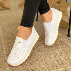 Women's Heart Decor Slip On Soft Sole Casual Sports Shoes