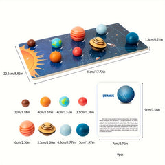 Solar System Adventure Wooden Puzzle Educational Toy