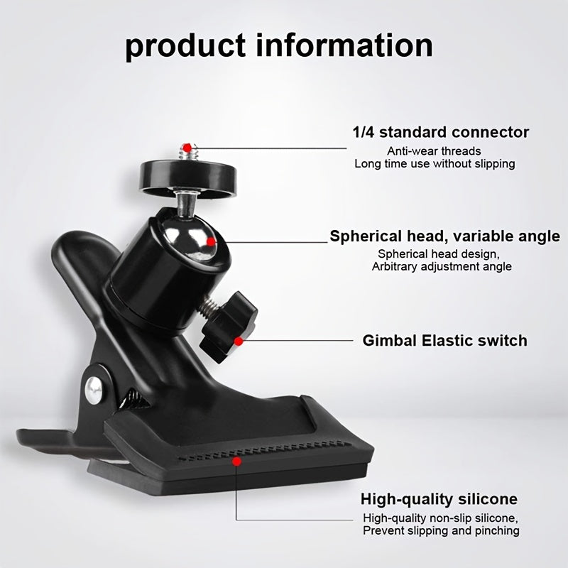360 Degree Rotation Phone Stand for Guitars Kalimbas Ukuleles