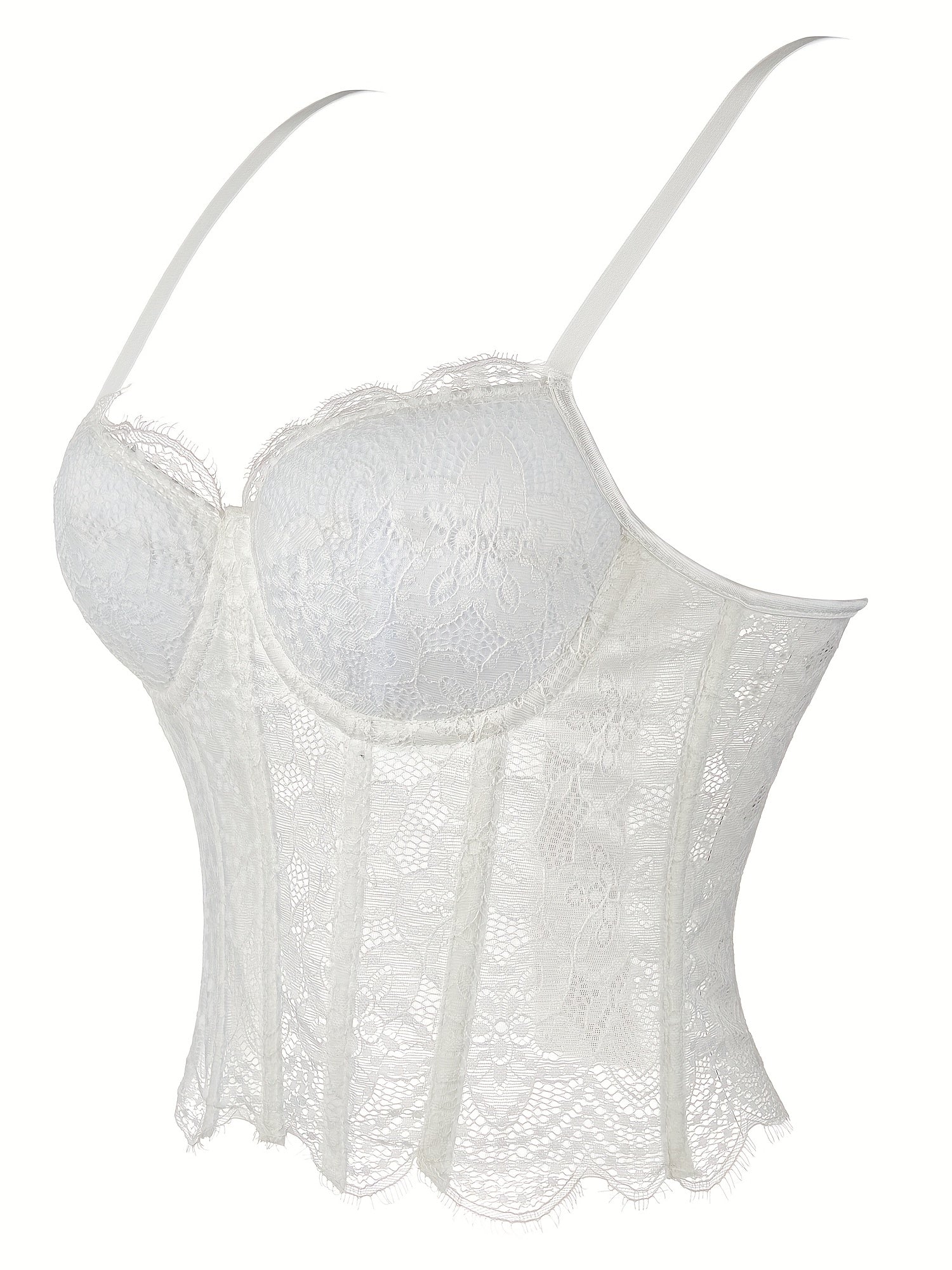Lace Cami Corset Bustier Push Up Body Shaper