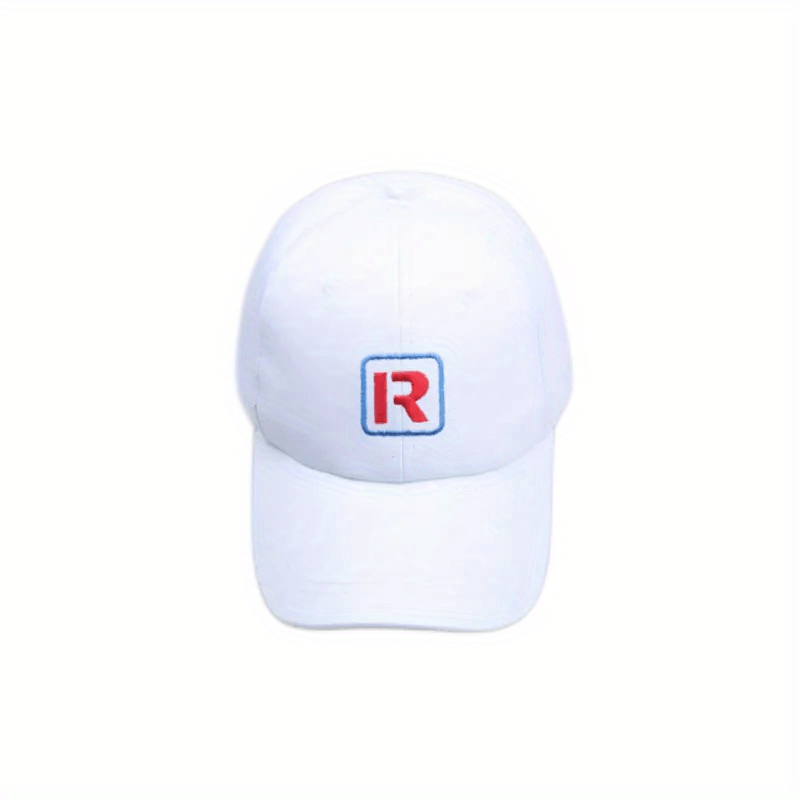 R Embroidery Hat Anime Sunshade Peaked Cap Baseball Cap