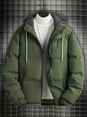 Men's Classic Hooded Jacket for Fall Winter