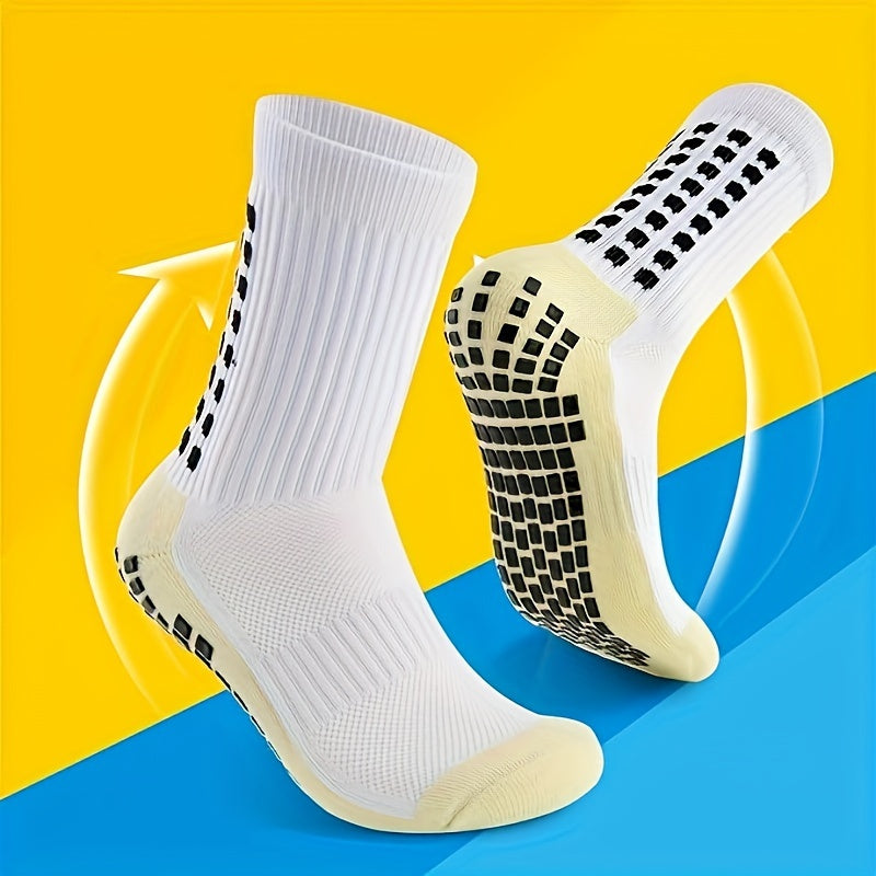 Men's Football Socks Outdoor Sports Socks With Gripper
