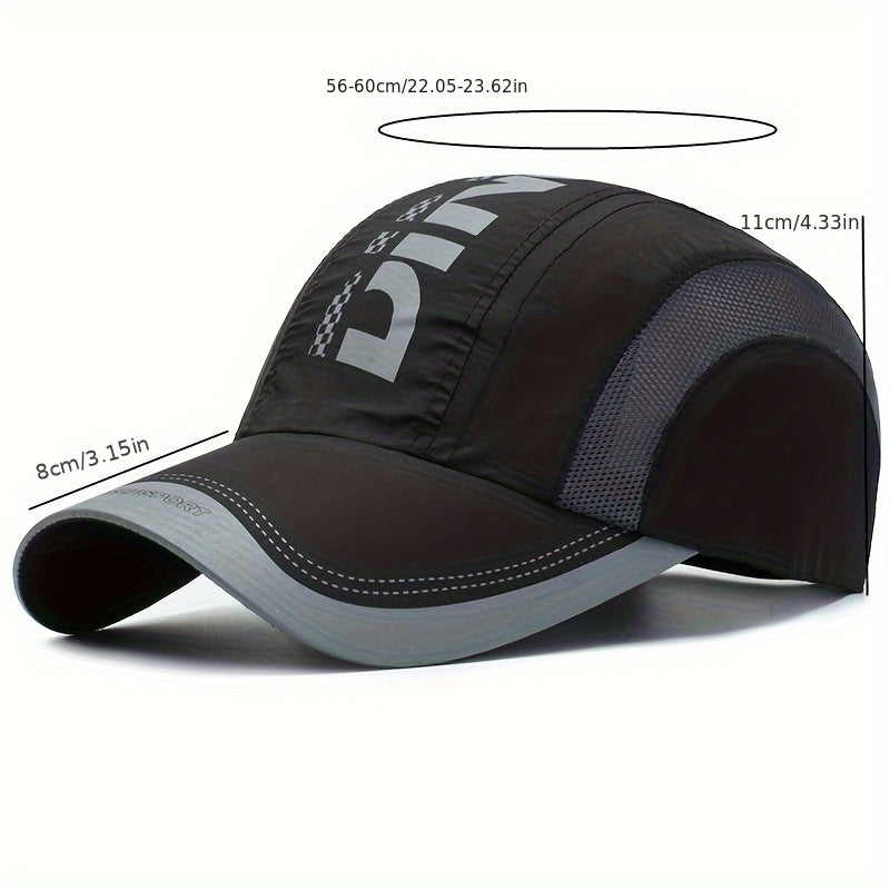 Summer Quick Drying Cap Outdoor Sports Sunscreen Breathable Mesh Cap