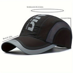 Summer Quick Drying Cap Outdoor Sports Sunscreen Breathable Mesh Cap