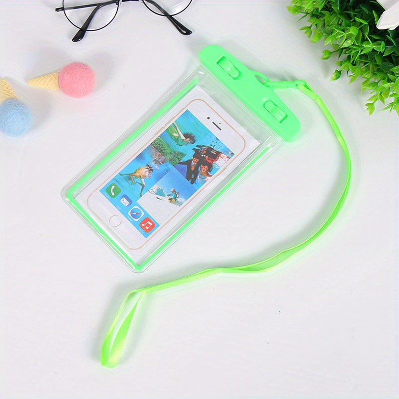 Waterproof Phone Pouch for Water Sports - Transparent PVC Sealed Case