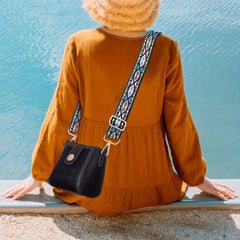 Geometric Pattern Bag Strap Replacement Wide Shoulder DIY Travel Accessories