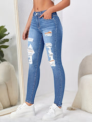 Skinny Jeans Slim Fit High Stretch Denim Pants Women's Jeans