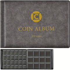 312 Pockets Coins Collecting Album Display Organizer Case