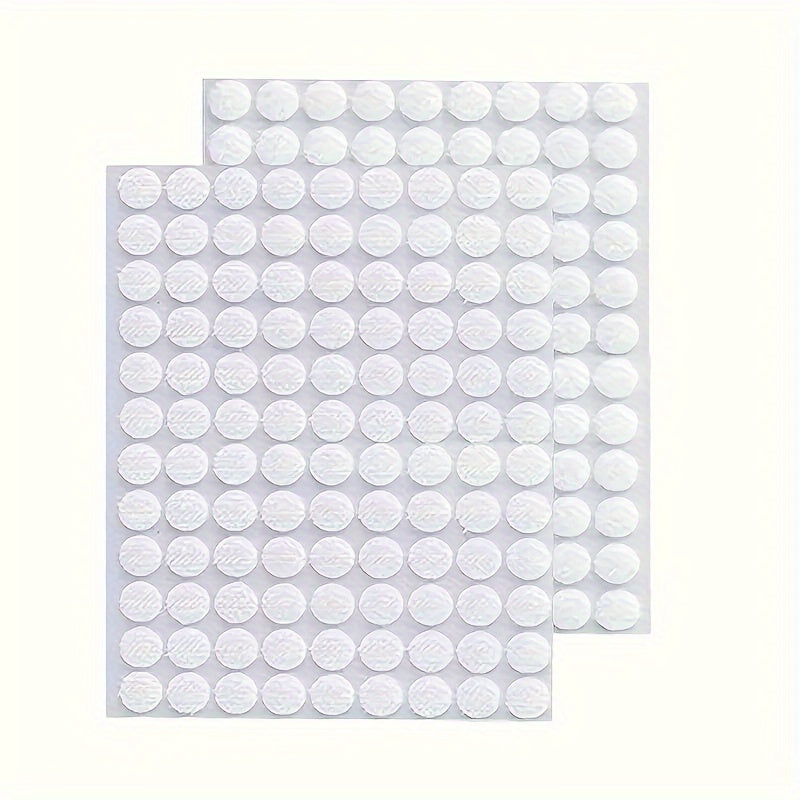 216pcs 108 Pairs Adhesive Hook And Loop Point 0.39inch Nylon Support Coin
