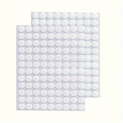 216pcs 108 Pairs Adhesive Hook And Loop Point 0.39inch Nylon Support Coin