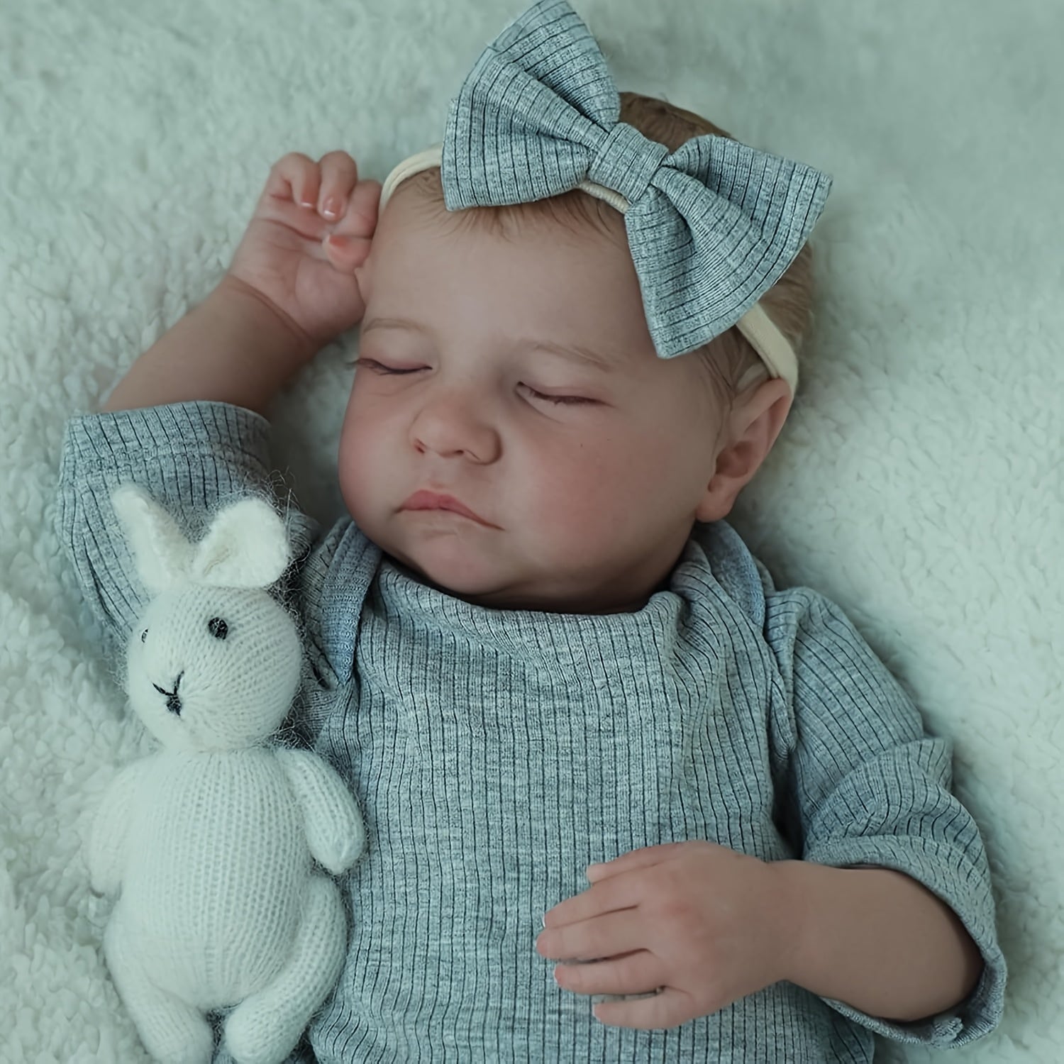18 Inch Realistic Vinyl Levi Reborn Doll Fully Vinyl Body with Hand Painted Hair