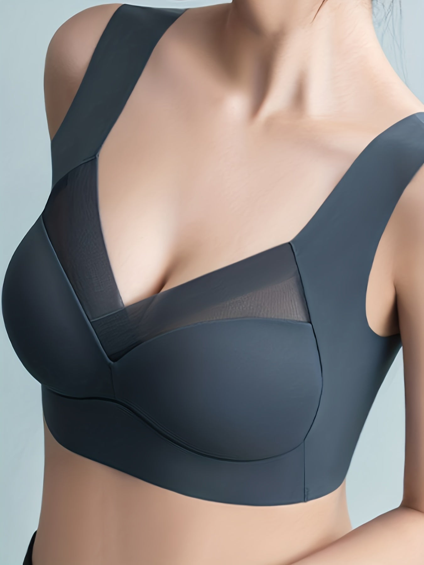 3pcs Seamless Wireless Push Up Tank Bra Women's Lingerie
