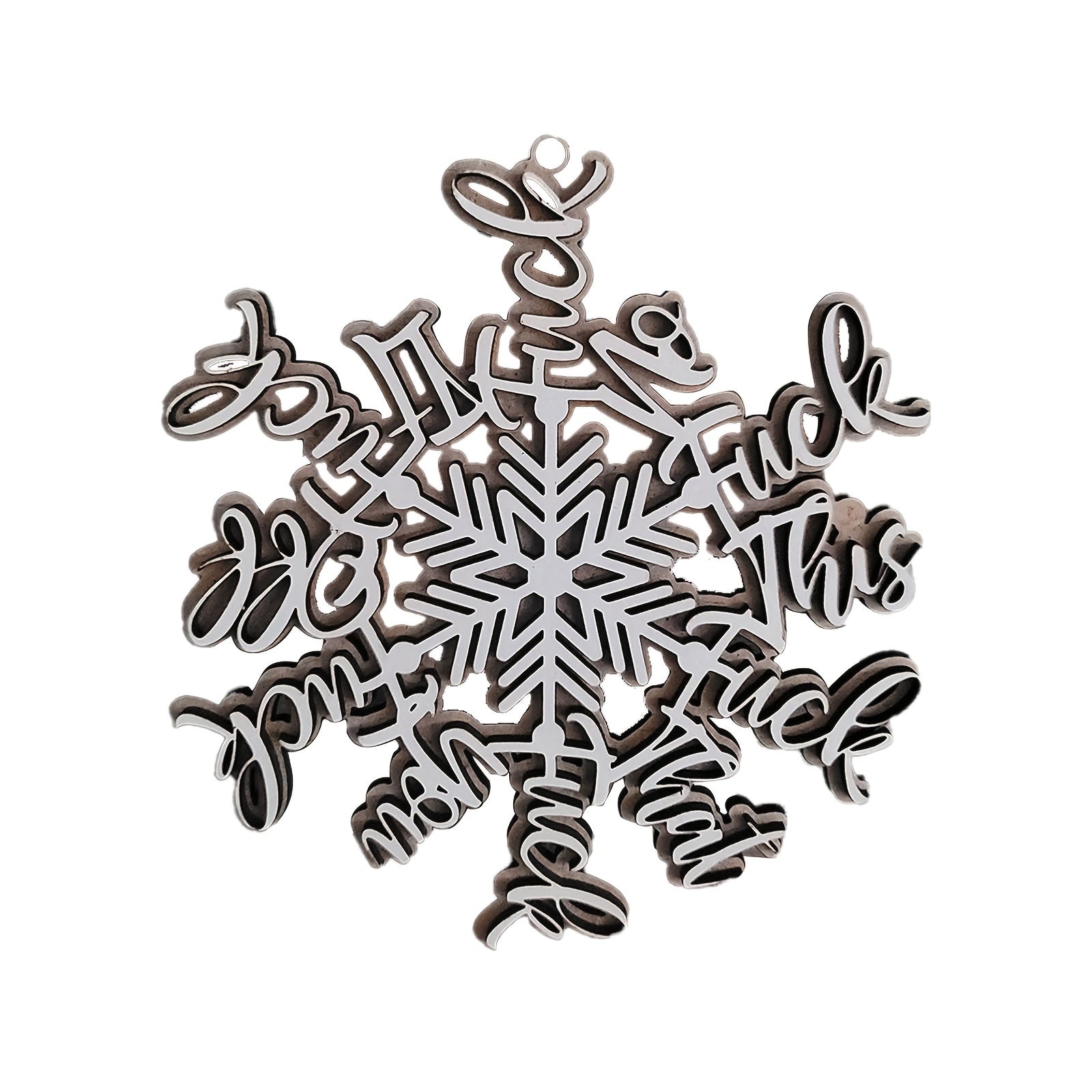Acrylic Christmas Tree Snowflake Pendant Decoration Christmas Deer Home Decor