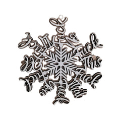 Acrylic Christmas Tree Snowflake Pendant Decoration Christmas Deer Home Decor