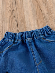 Boys Denim Long Pants With Pocket Kids Clothes Spring Autumn