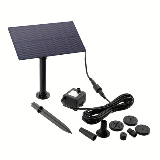 Solar Powered Water Fountain Pump for Garden Ponds Bird Baths Fish Tanks