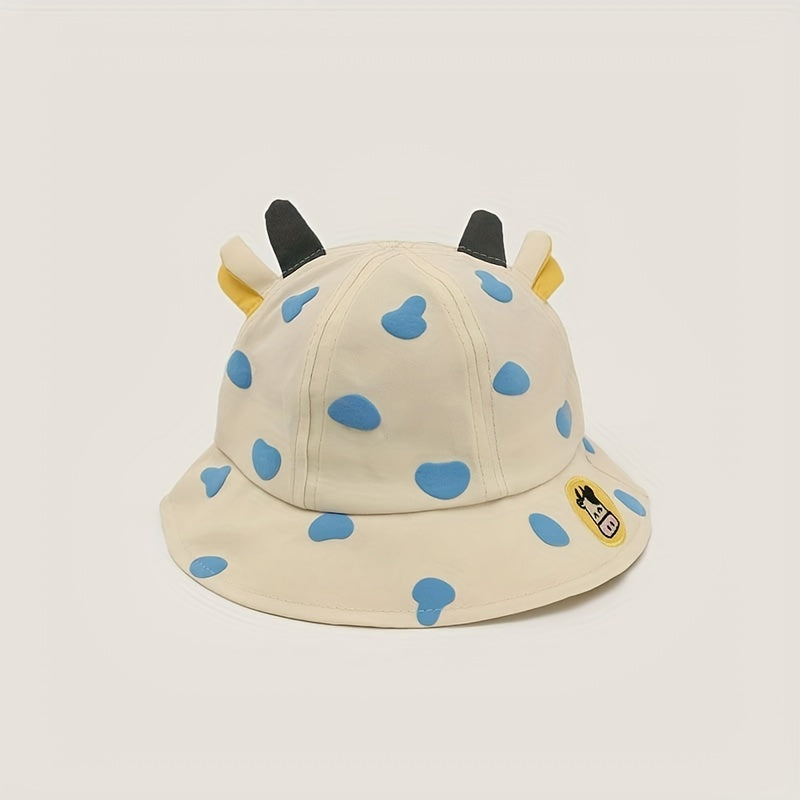 Toddler Cow Sunshade Bucket Hat, 18-60 Months