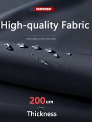 Men's Lightweight Waterproof Hooded Raincoat