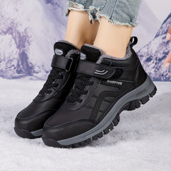 Warm Winter Snow Boots Fur Lined Slip Resistant