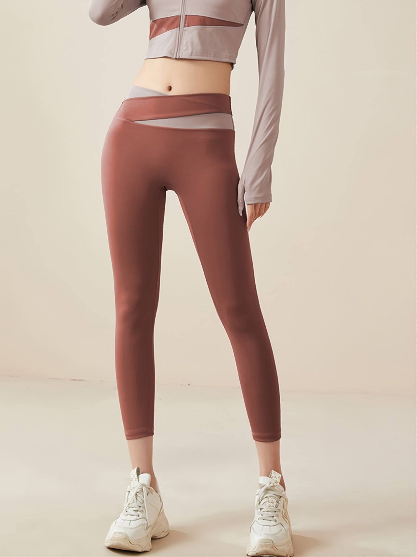 Stretch Yoga Leggings Seamless High Waist Workout Yoga Pants