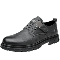 Men's Round Toe Derby Lace-Up Dress Shoes for Office Business