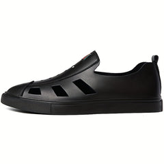 Men's Cut Out Slip On Loafers Summer Casual Walking Shoes