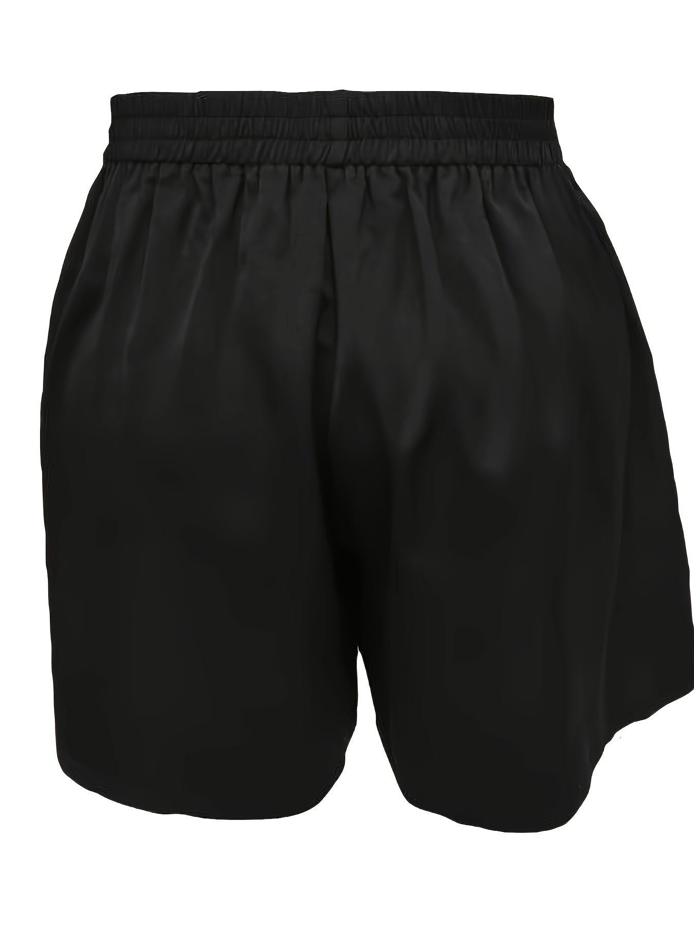 Women's Solid Elastic High Rise Summer Shorts