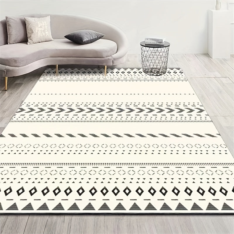 Moroccan Area Rug Soft & Anti Fatigue Machine Washable