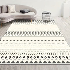 Moroccan Area Rug Soft & Anti Fatigue Machine Washable