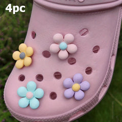 8pcs Flower Shoes Charms Women Girls Party Decoration Shoe Accessories