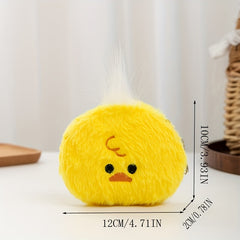 Cartoon Chick Plush Bag Coin Purse Wallet