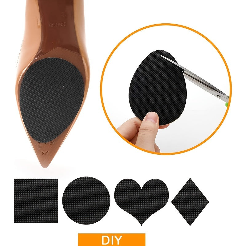 5 Pairs Anti-slip High Heeled Shoes Rubber Mat Mute Sole