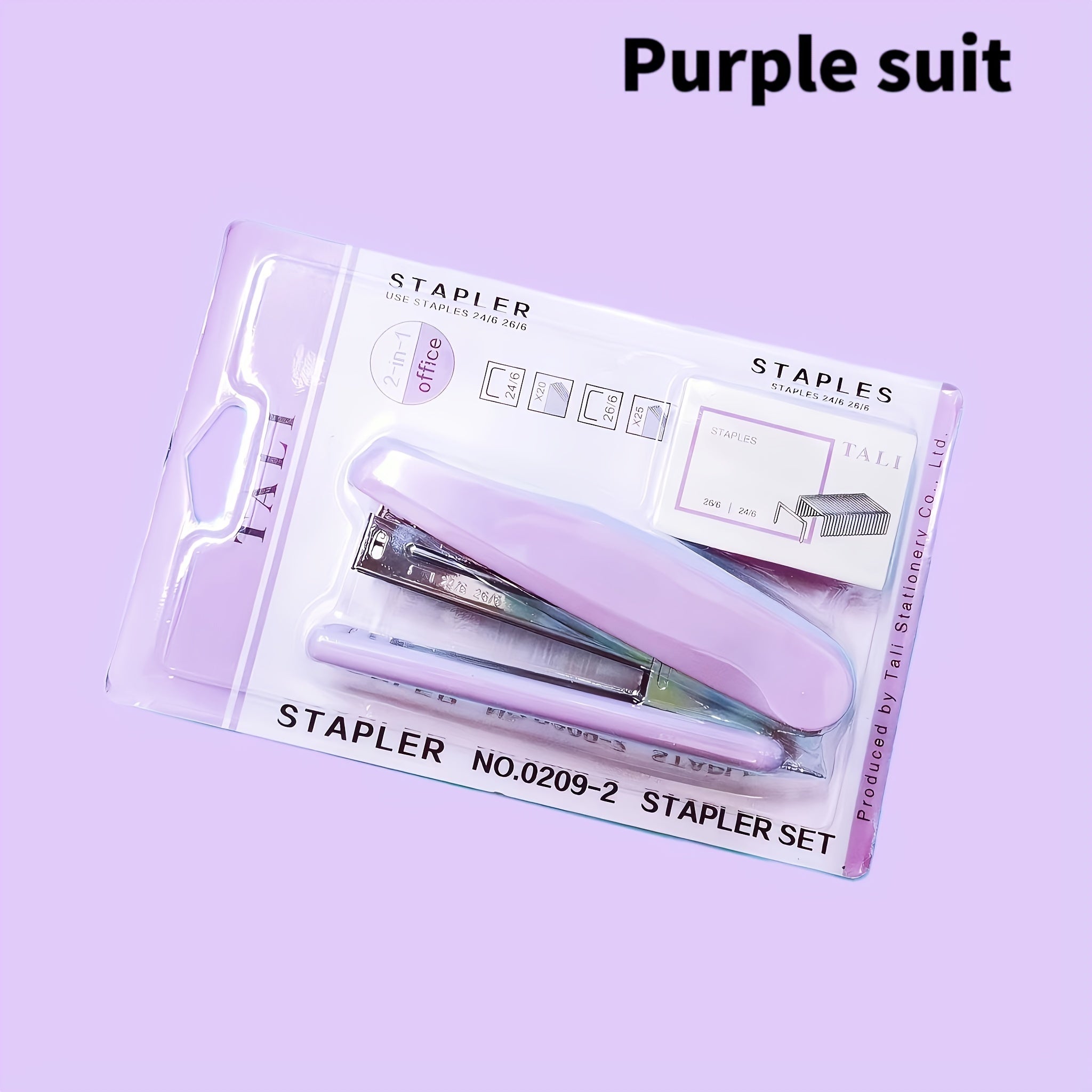 1pc Colorful Universal Stapler 3 Colors