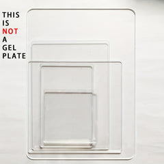 Acrylic Handle for Gel Plate Fixing, Flip Press, Transfer