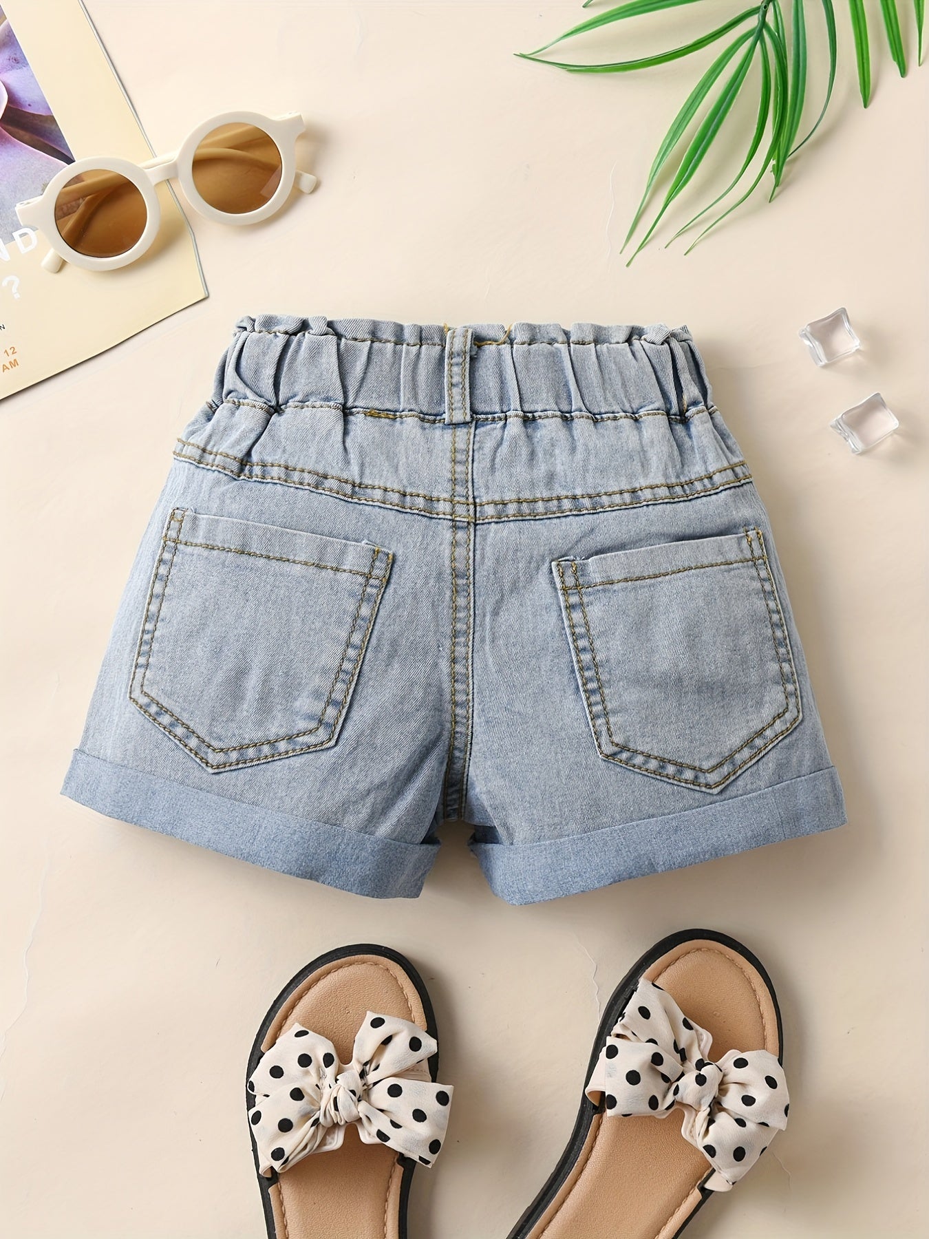 Girls Denim Shorts Comfortable Casual Pants For Summer Outdoor Kids Children