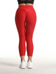 Honeycomb Butt Lifting High Waist Yoga Leggings