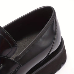 Men's Slip On Loafer Shoes Casual Anti skid Platform Shoes